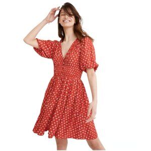 Madewell Sophia Mini Dress in Bandana Flower Print